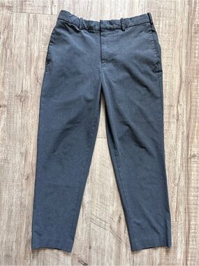 Uniqlo closet staple basic neutral Pants Charcoal Gray office casual capsule